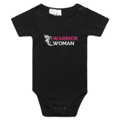 Mini Warrior Woman logo [kids] Onesie Thumbnail