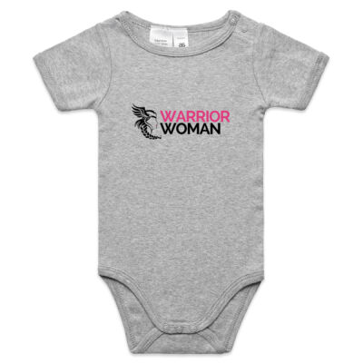 Mini Warrior Woman logo [kids] Onesie Thumbnail
